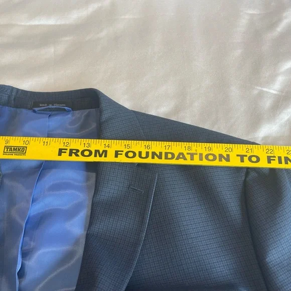 Men's Classic Navy Blazer - Picture 8 of 10